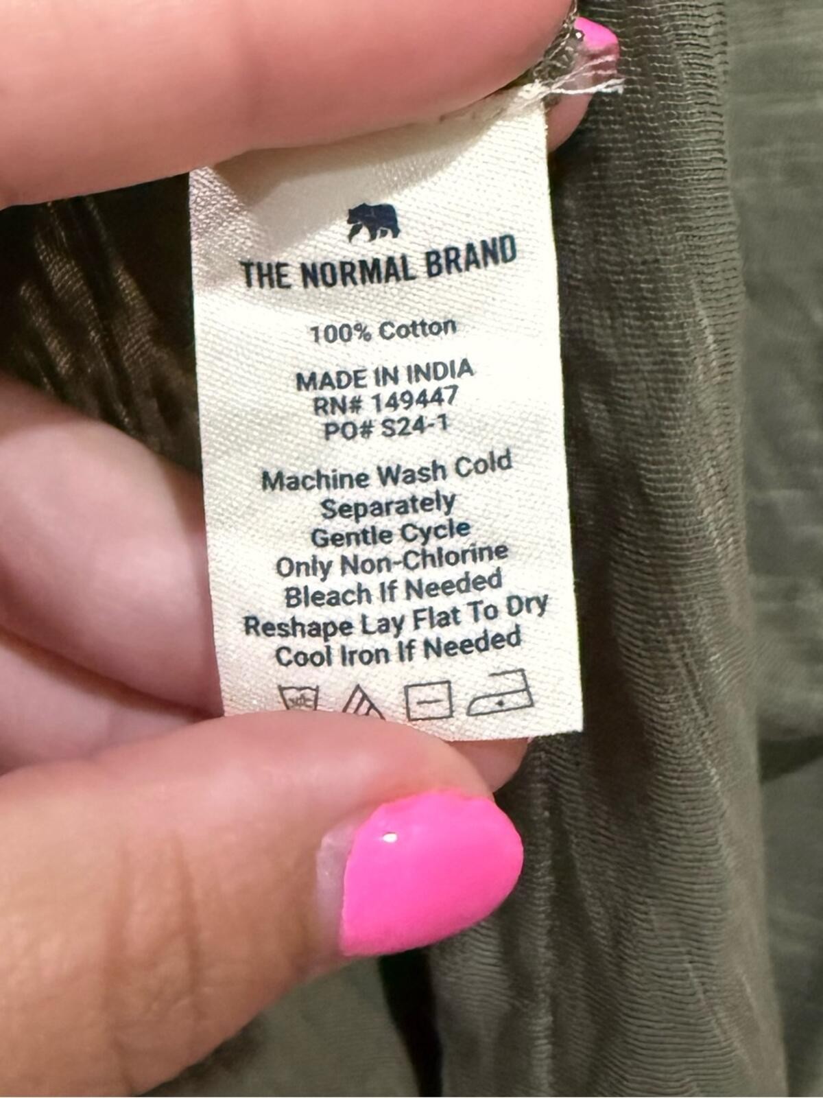 The Normal Brand Men's Olive Green Crewneck T-Shirt gallery