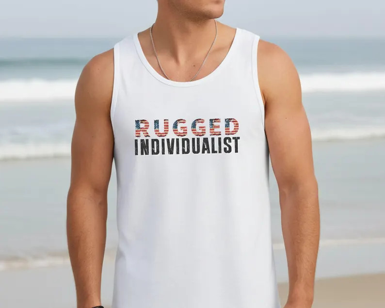 rugged individualist mens tank top gallery
