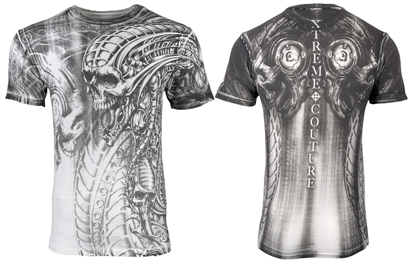 Xtreme Couture By Affliction Men's T-Shirt Proto Metal White S-6XL gallery