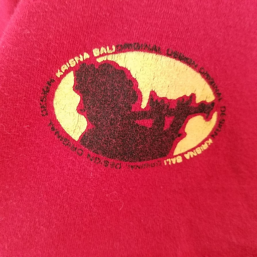 Bali Bicycle T Shirt Mens Size Medium Red Krisna Indonesia Always Loving You gallery
