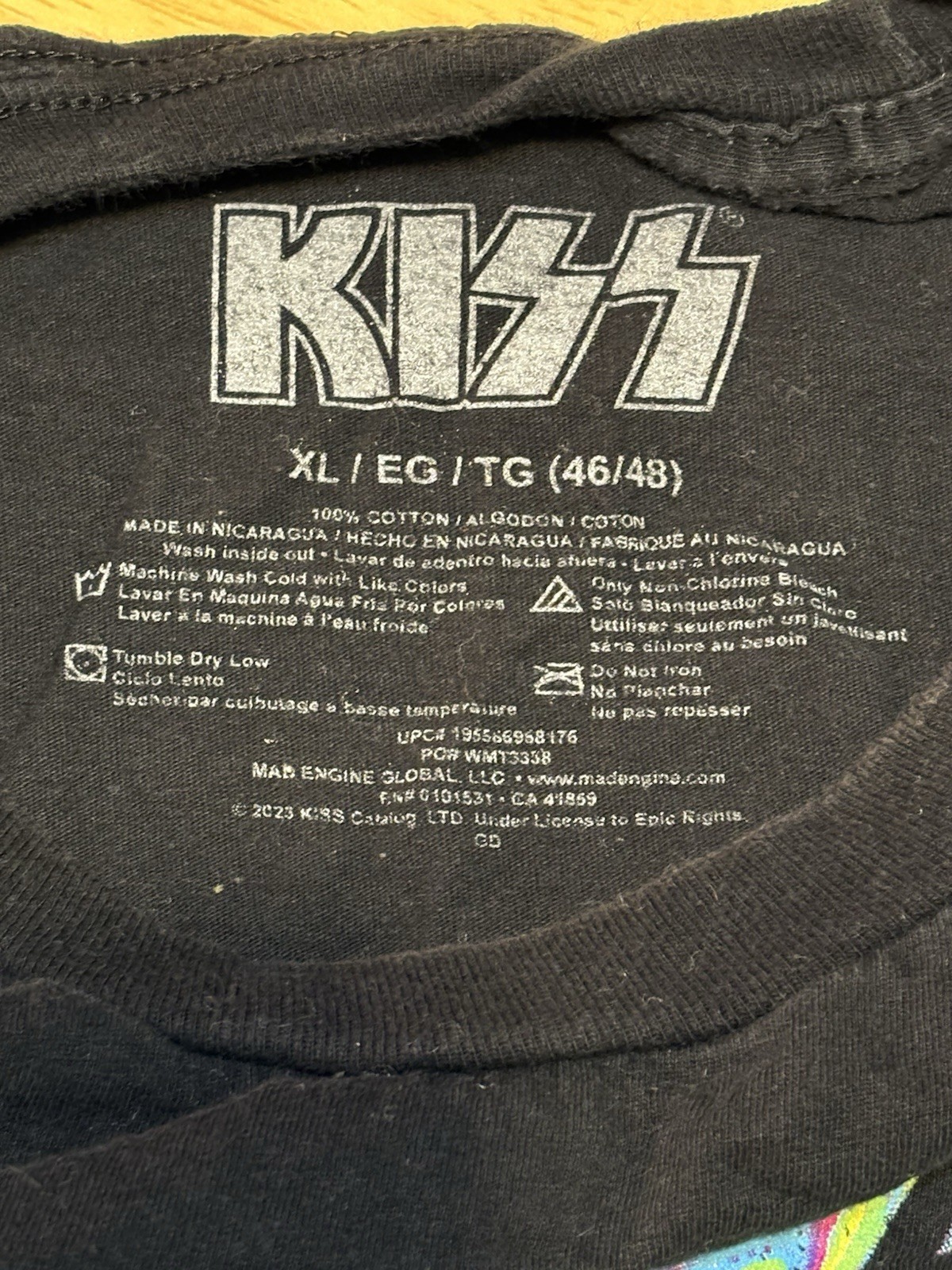 KISS Shirt Mens XL Cover Artwork Destroyer Album Cotton gallery
