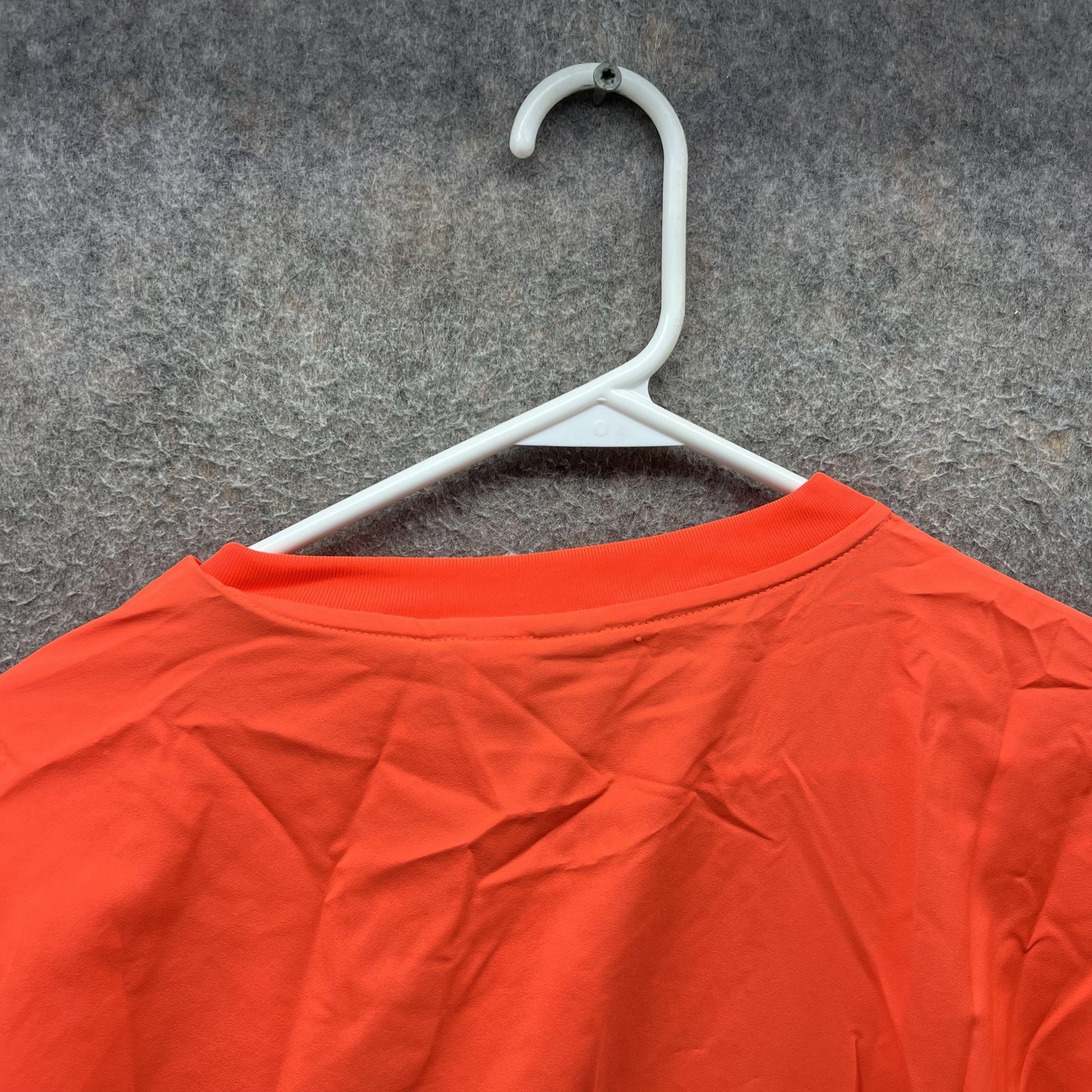 Adidas Shirt Mens Medium Solar Red 1/4 Zip Windbreaker Parley IC3732 Jersey Neon gallery