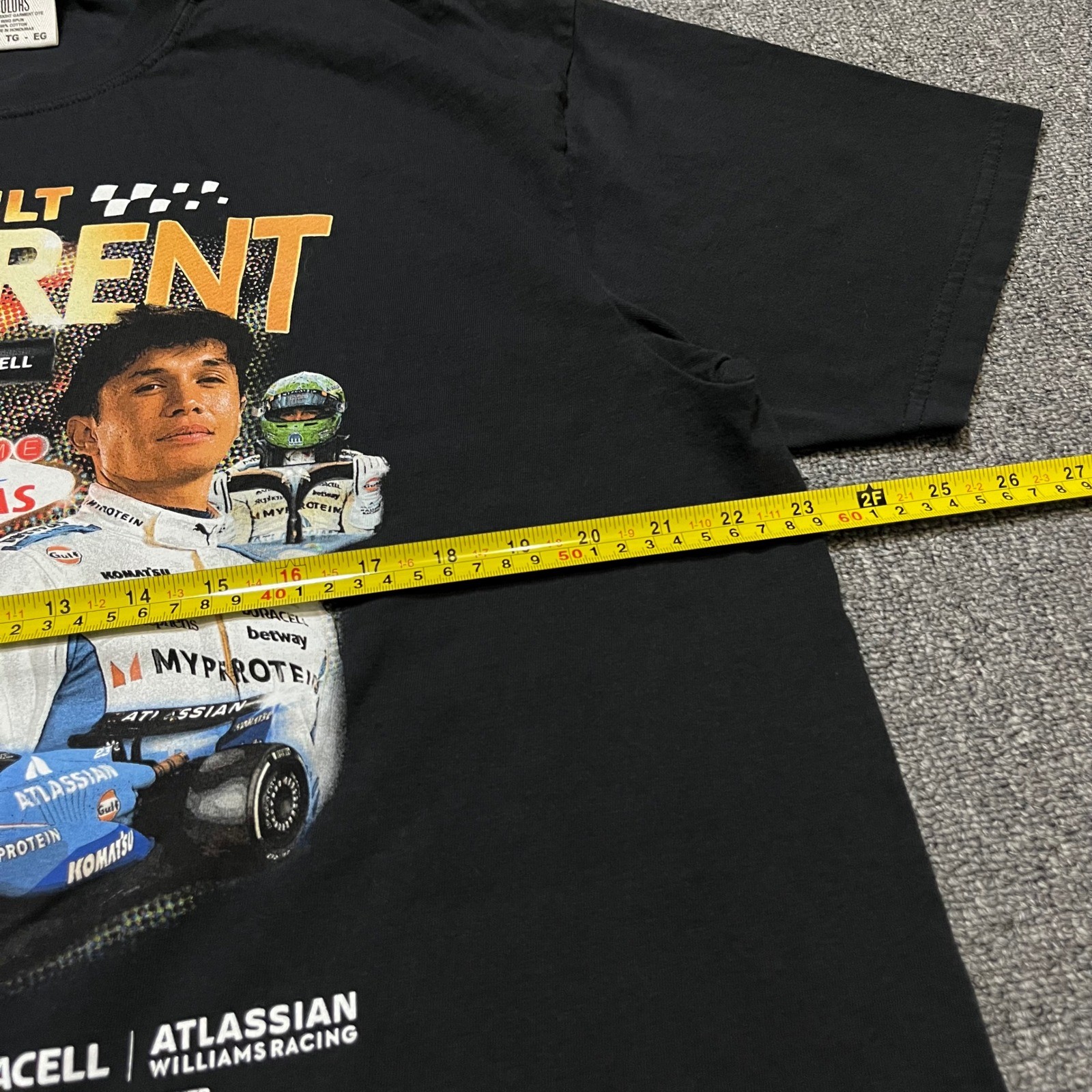 Comfort Colors Altassian Williams Racing Formula 1 Las Vegas Black T-Shirt XL gallery