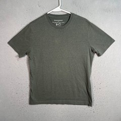 Banana Republic Mens Medium Eco Premium Wash T-Shirt Green Cotton/Poly Blend