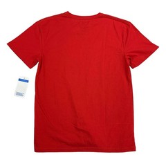Russell Mens Essential Dri-Power Solid Crewneck Short Sleeve T-Shirt Red M