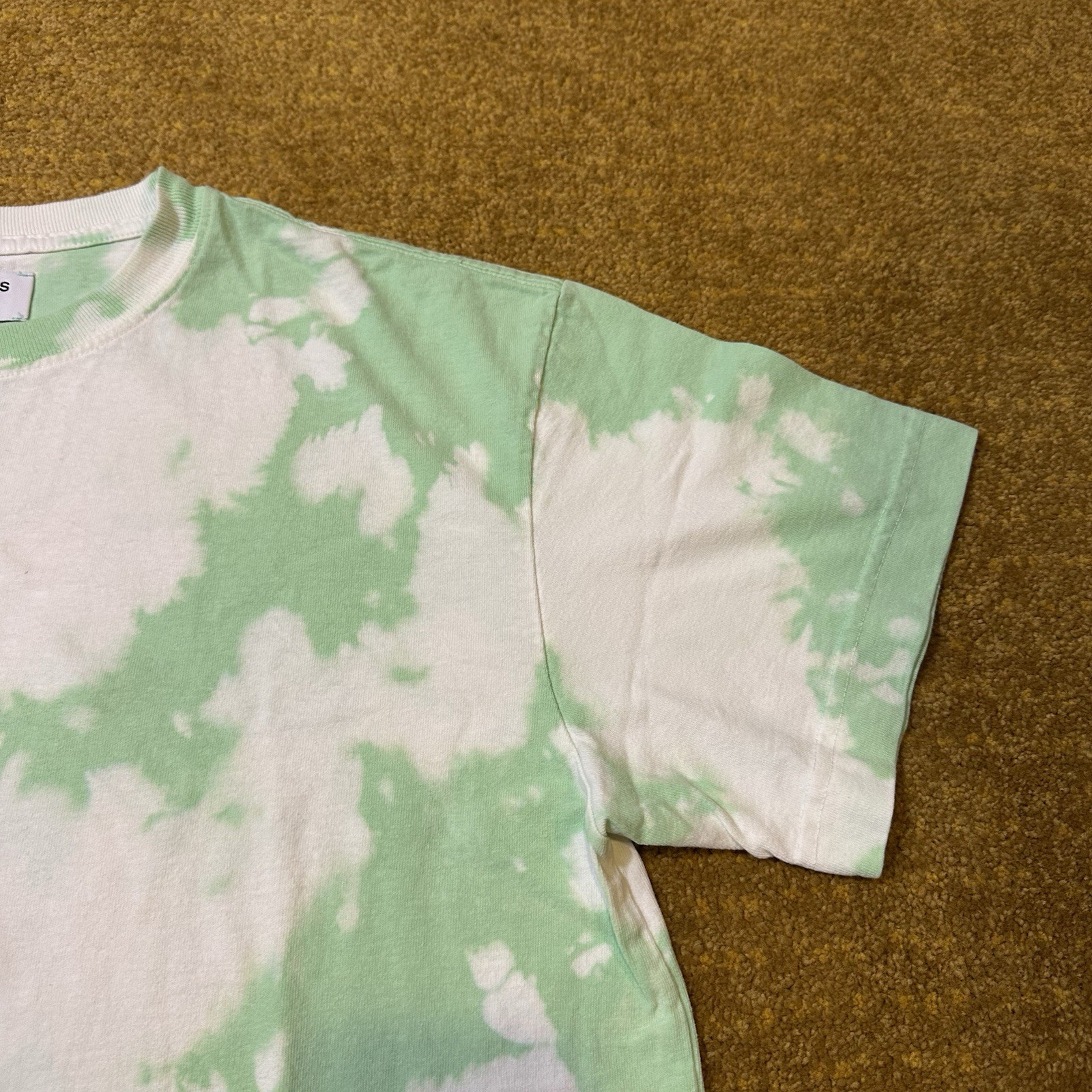 Medium Machus Private Label Tie Die Premium T Shirt Key Lime Green White PDX gallery
