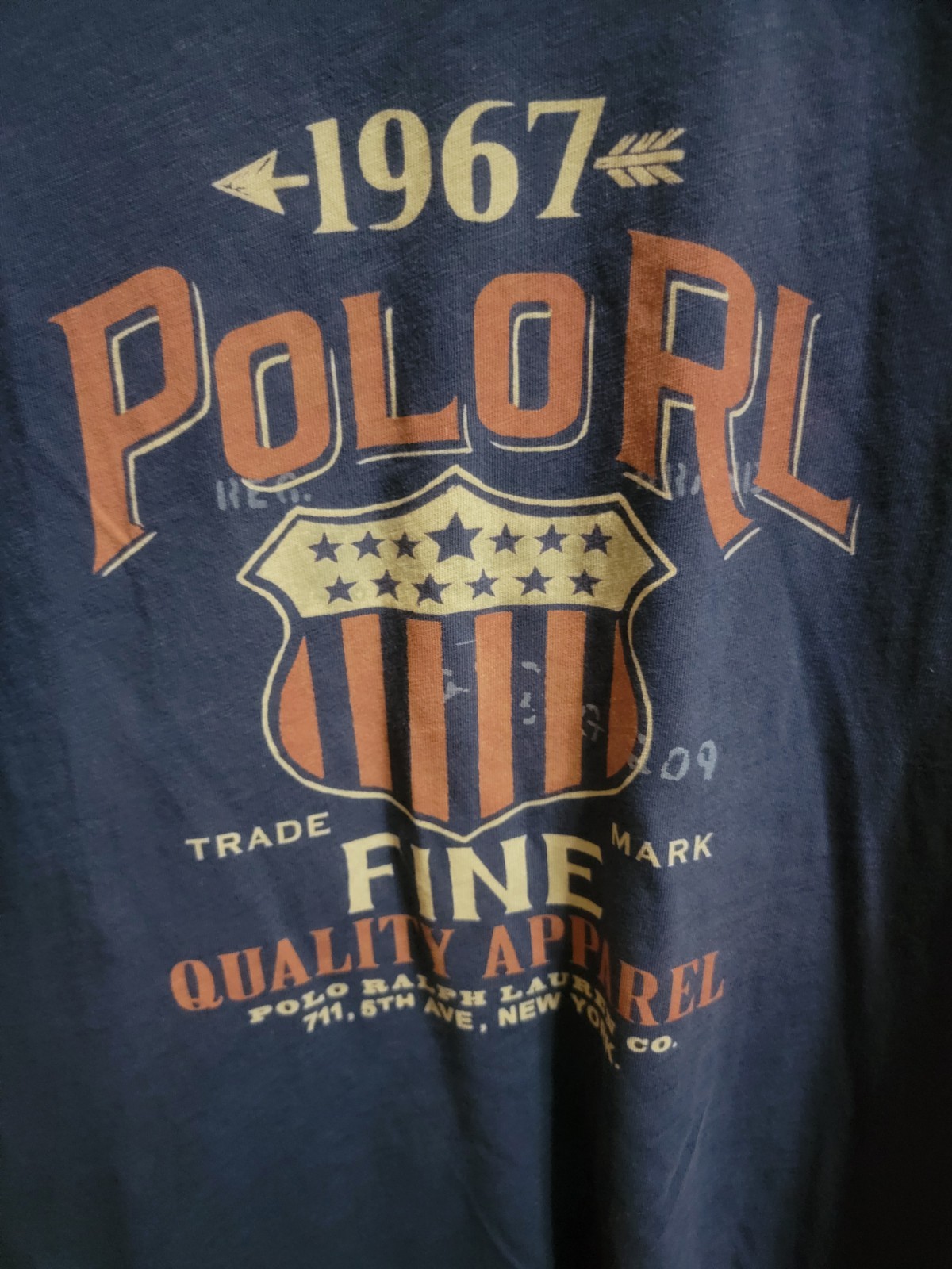 Ralph Lauren Polo 1967 Fine Quality 711 5th Ave Blue XXL Preworn gallery