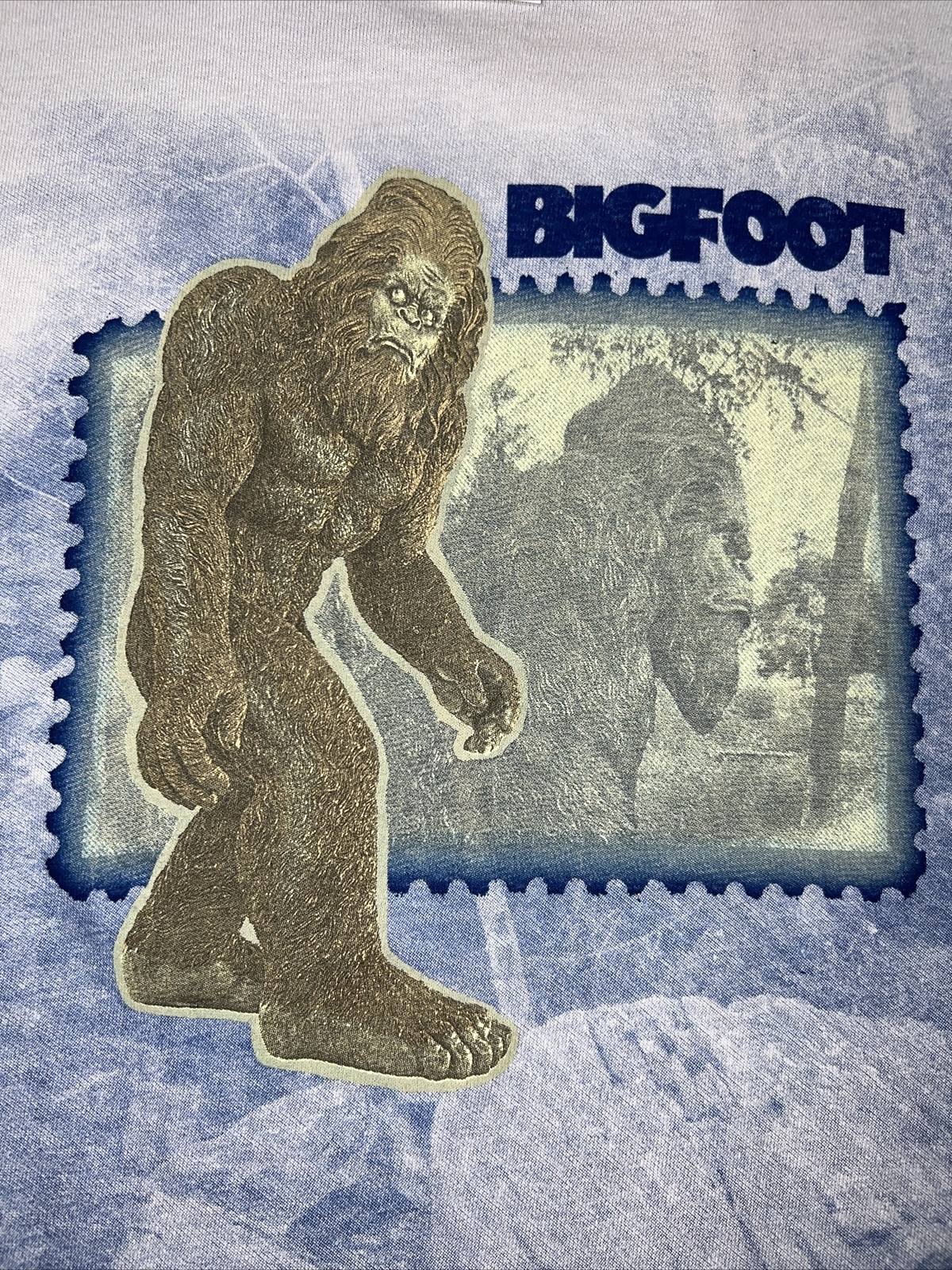 Knotts Berry Farm BIGFOOT Shirt Adult Medium Amusement Park Stamp Tee Gray NWT gallery