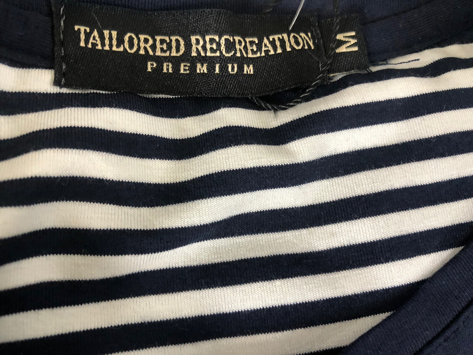 Tailored Recreation Premium Men’s Navy High End Limited Edition T-shirt NWOT M gallery