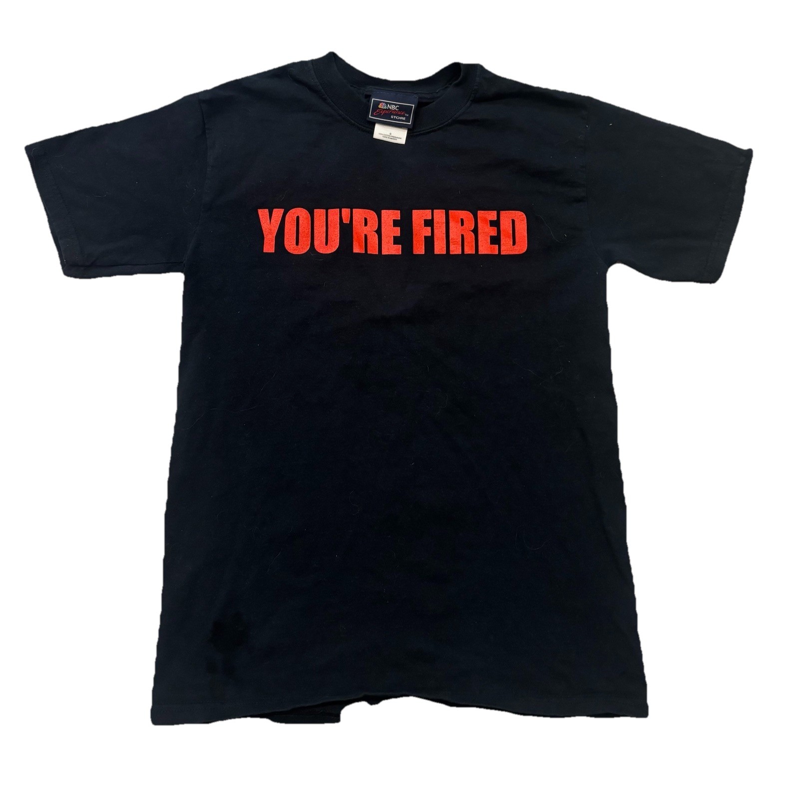 VINTAGE The Apprentice Shirt Adult S Black You’re Fired Donald Trump NBC Store