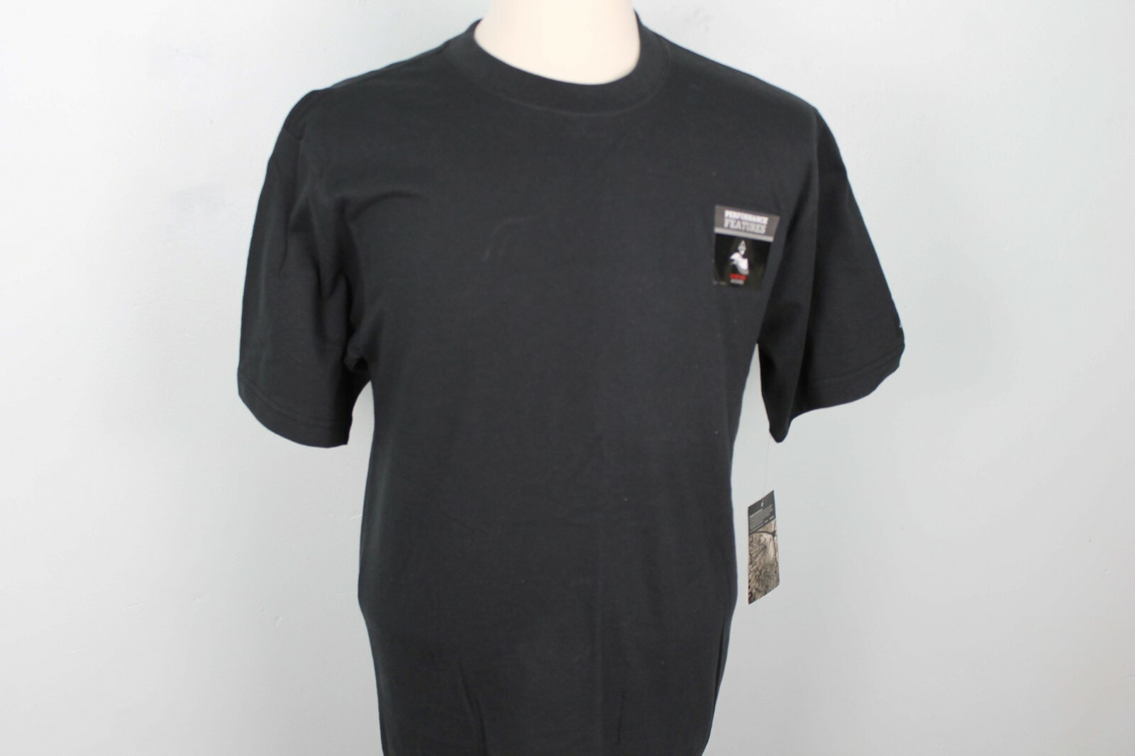 Lot of 2 Dickies Performance Features Moisture Wicking Tee Sz M: Black & White gallery