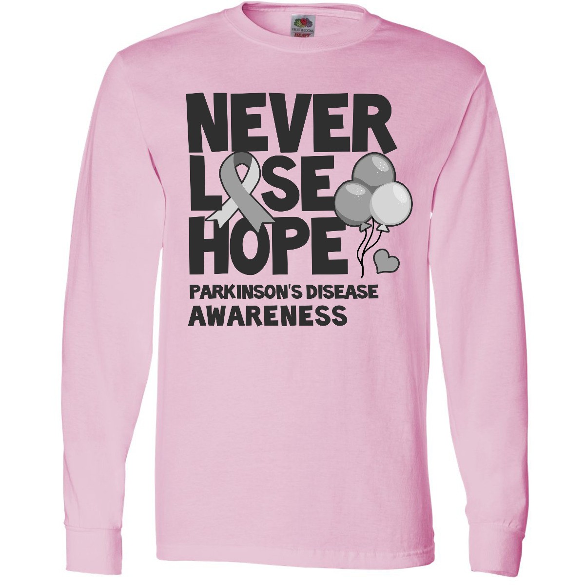 Inktastic Parkinsons Disease Awareness Never Lose Hope With Long Sleeve T-Shirt gallery