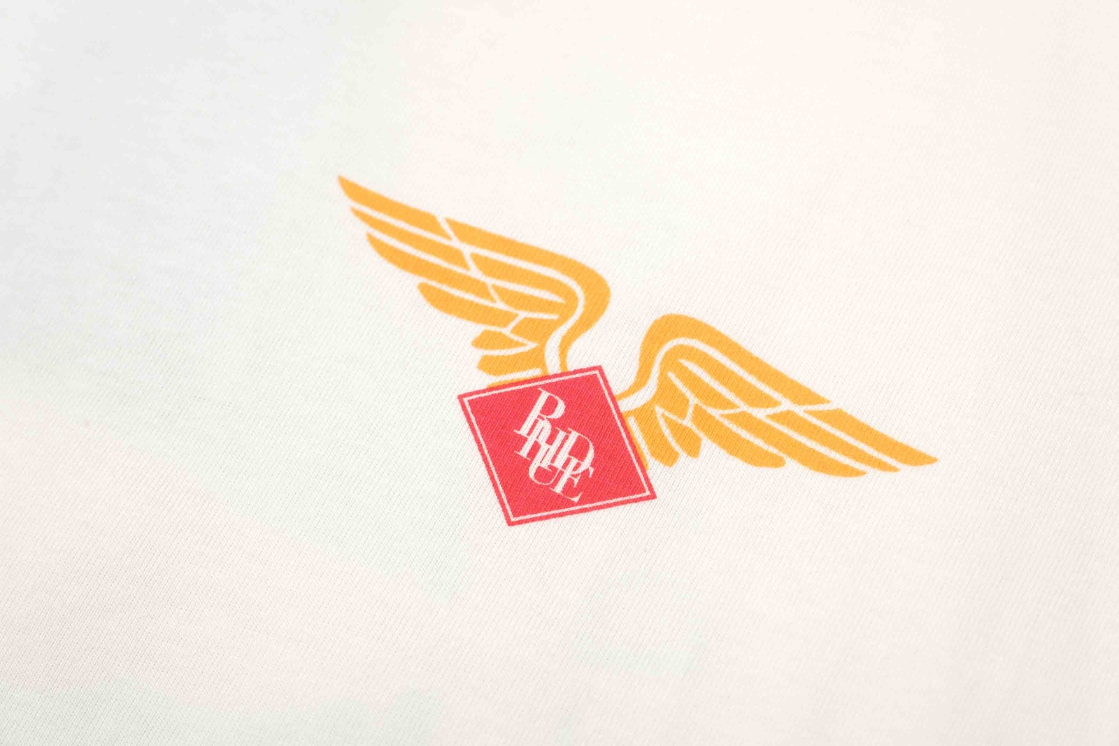 RHUDE Spring and summer Retro Slogan Letter Logo Men Women short sleeved T-shirt gallery