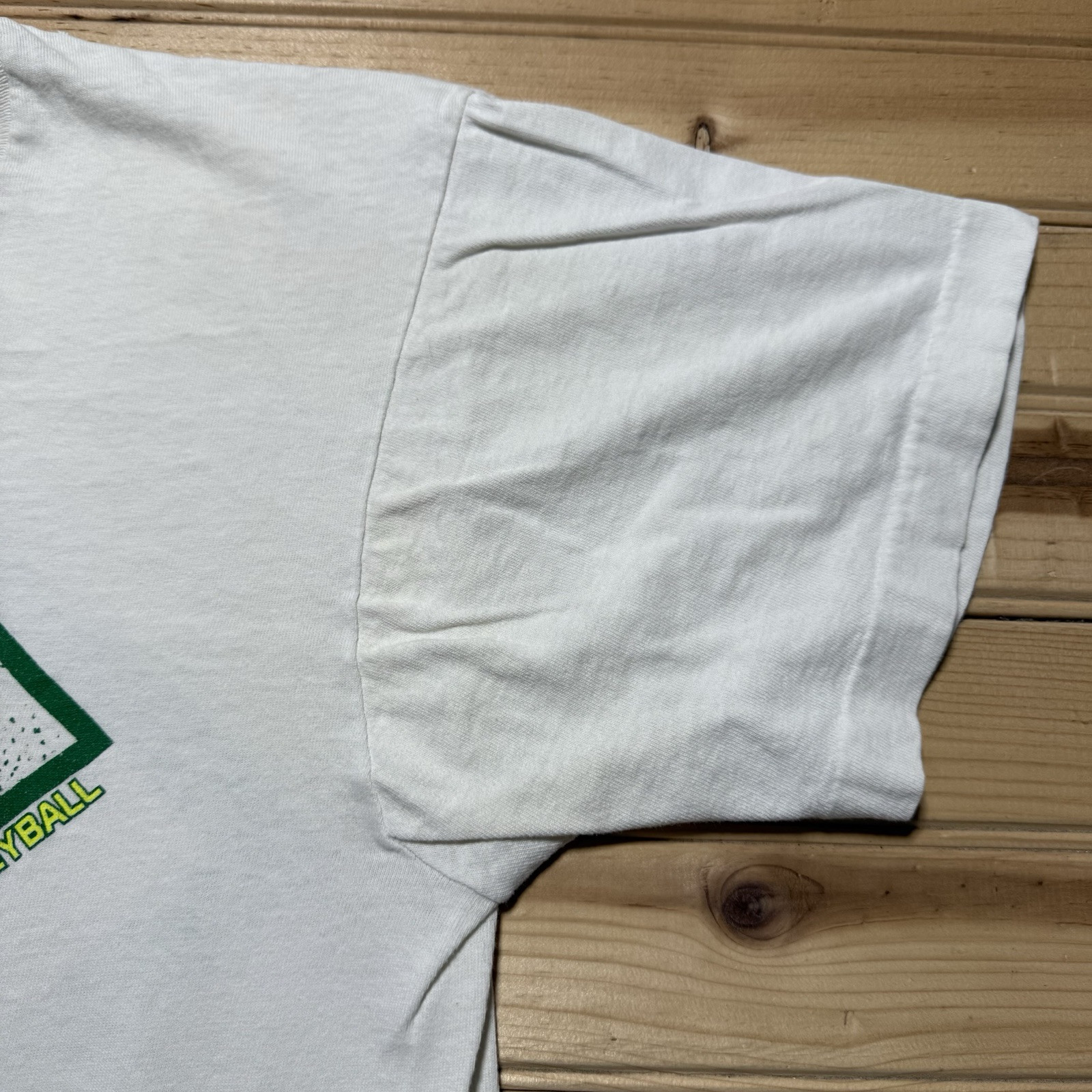 Vintage 80s 90s Ursuline Beach Volleyball Tournament Sports Shirt Size Large gallery