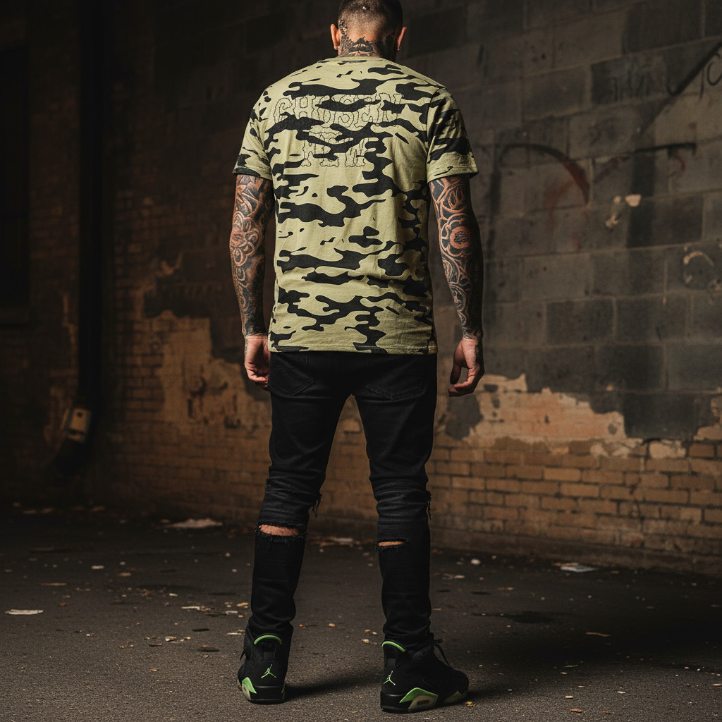 *HEADRUSH* (Green-Camo) ~Chosen Few~ (Embroidered) T-Shirts gallery