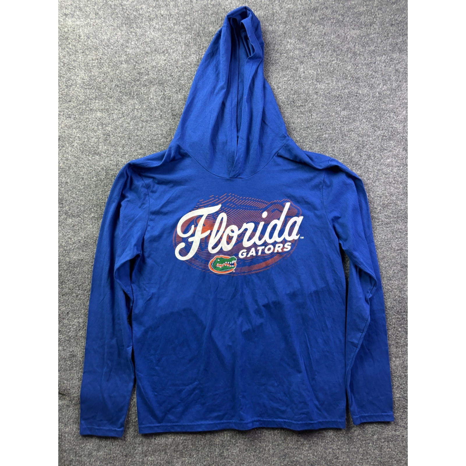 University of Florida Hoodie Mens Medium Blue Gators Long Sleeve Tri-Blend Tee gallery