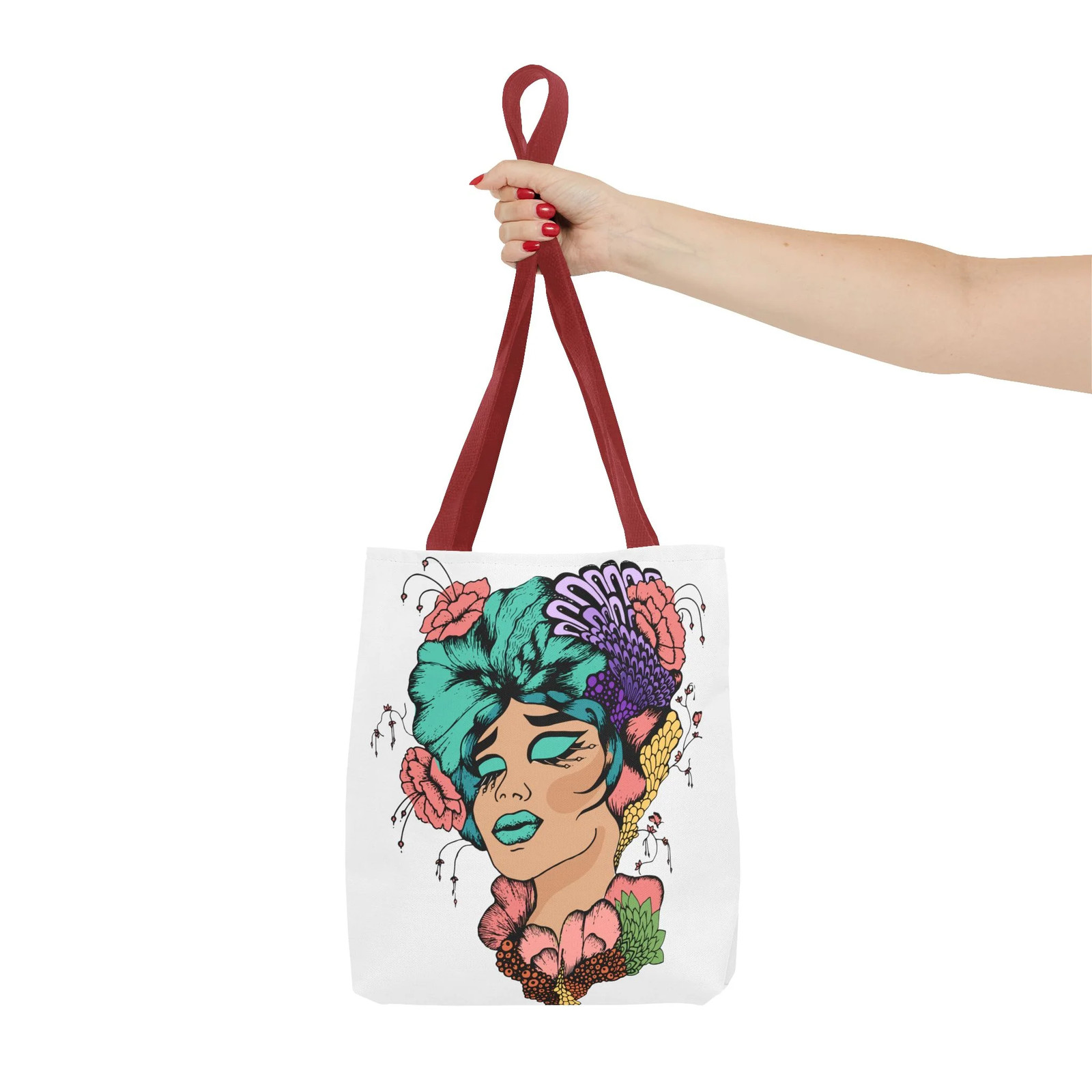 African American Tote Bag with Woman head gallery