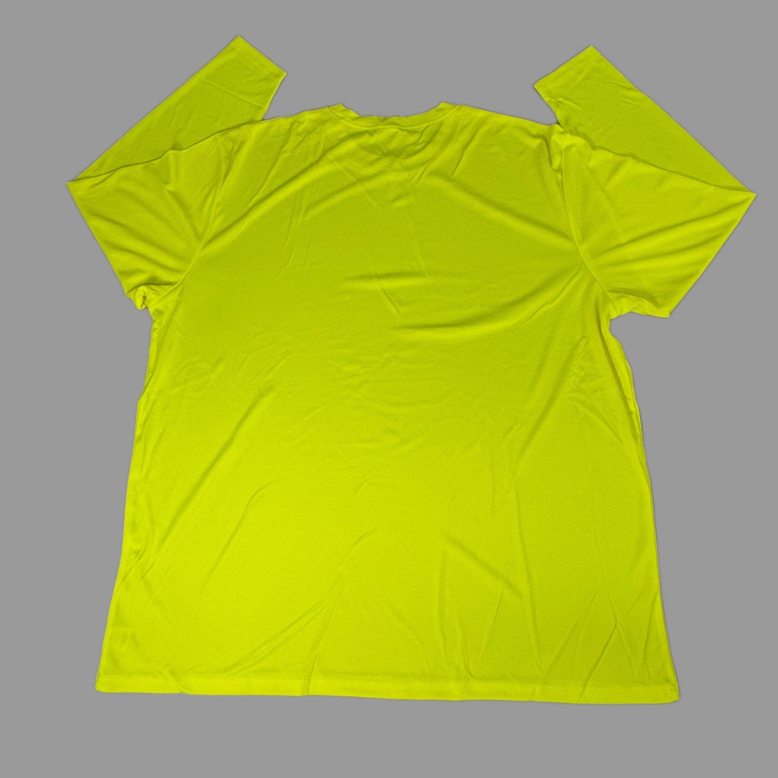EG-PRO (4 PACK) Long Sleeve High Visibility Shirt 100% Poly SZ 3X Safety Yellow gallery