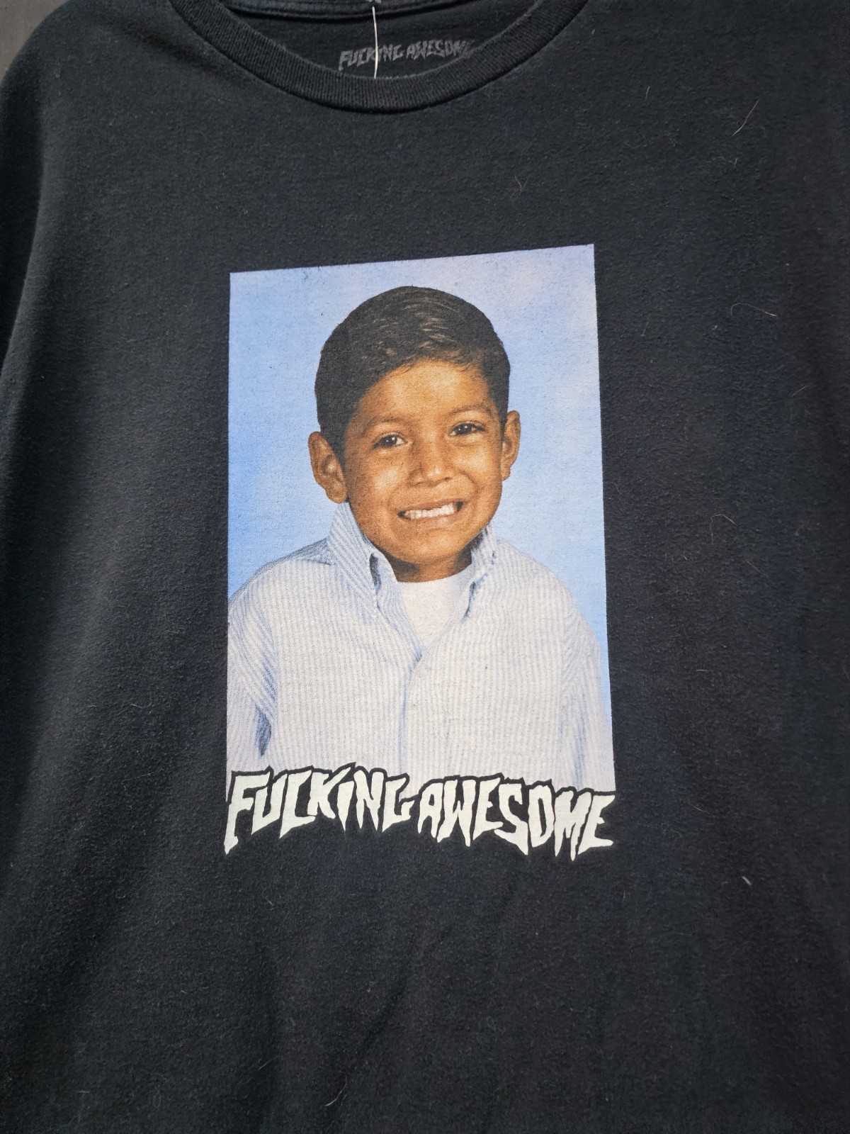 FA F*cking Awesome Louie Lopez Photo Tee Size XL Skate Tee Excellent Condition gallery