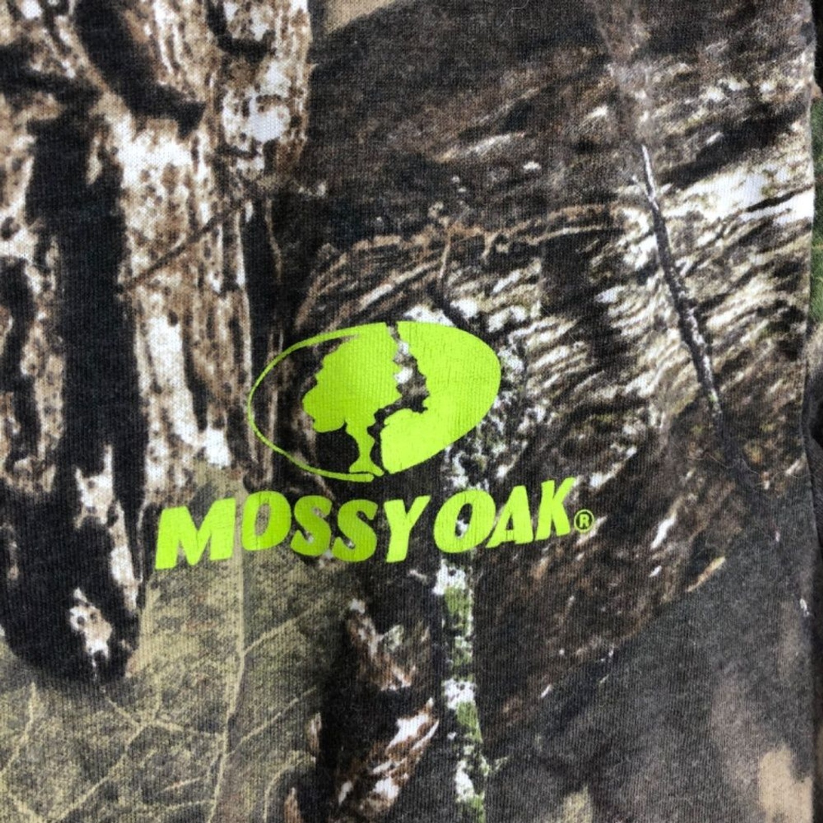 Mossy Oak by Staghorn Mens Tshirt Size Large Camo Long Sleeve Crewneck Hunting gallery