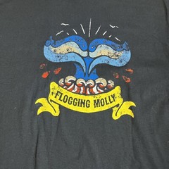 Flogging Molly T-Shirt Size Large. Celtic Punk Band. Rock Concert Rock and Roll