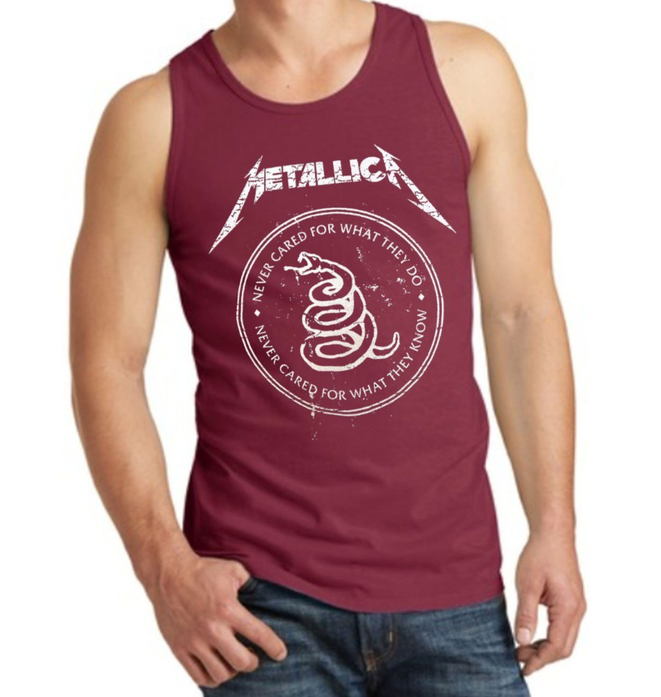 Metallica 'NEM' Heavy Metal Band Men's Tank Tops (Multiple Variations) gallery