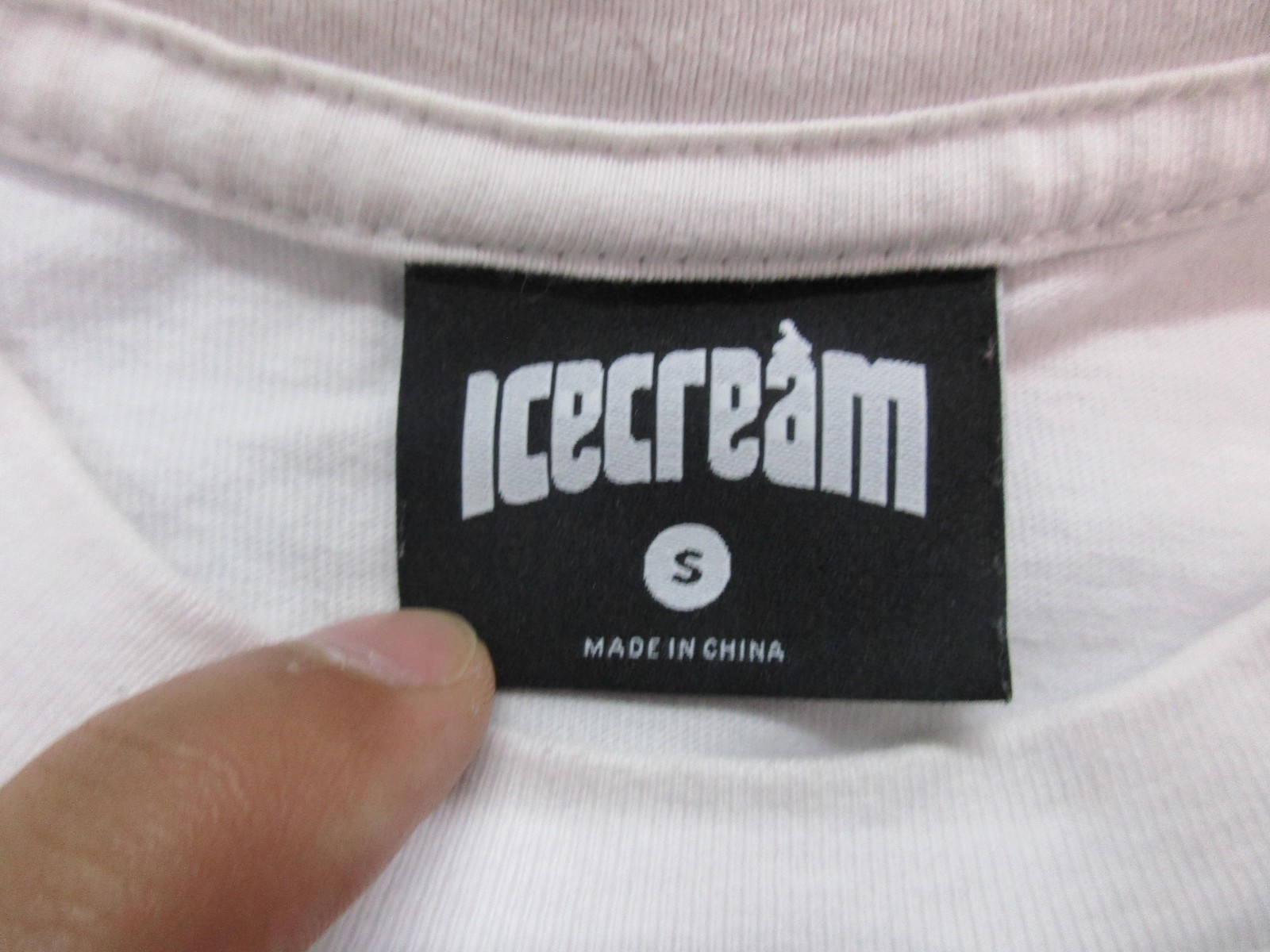 Icecream Shirt Mens Small White Money Stack Graphic Tee Streetwear Logo Back gallery