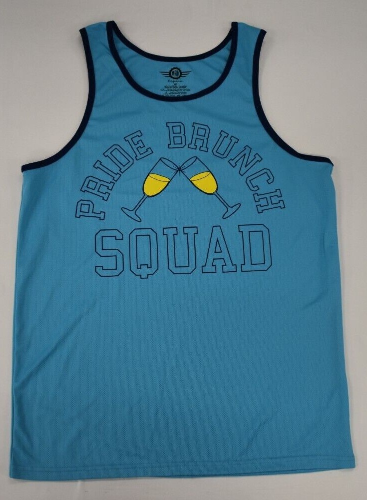 Mad Engine Mens Gay Pride Brunch Squad Tank Shirt NWT XS, S, M, L, XL, 2XL gallery