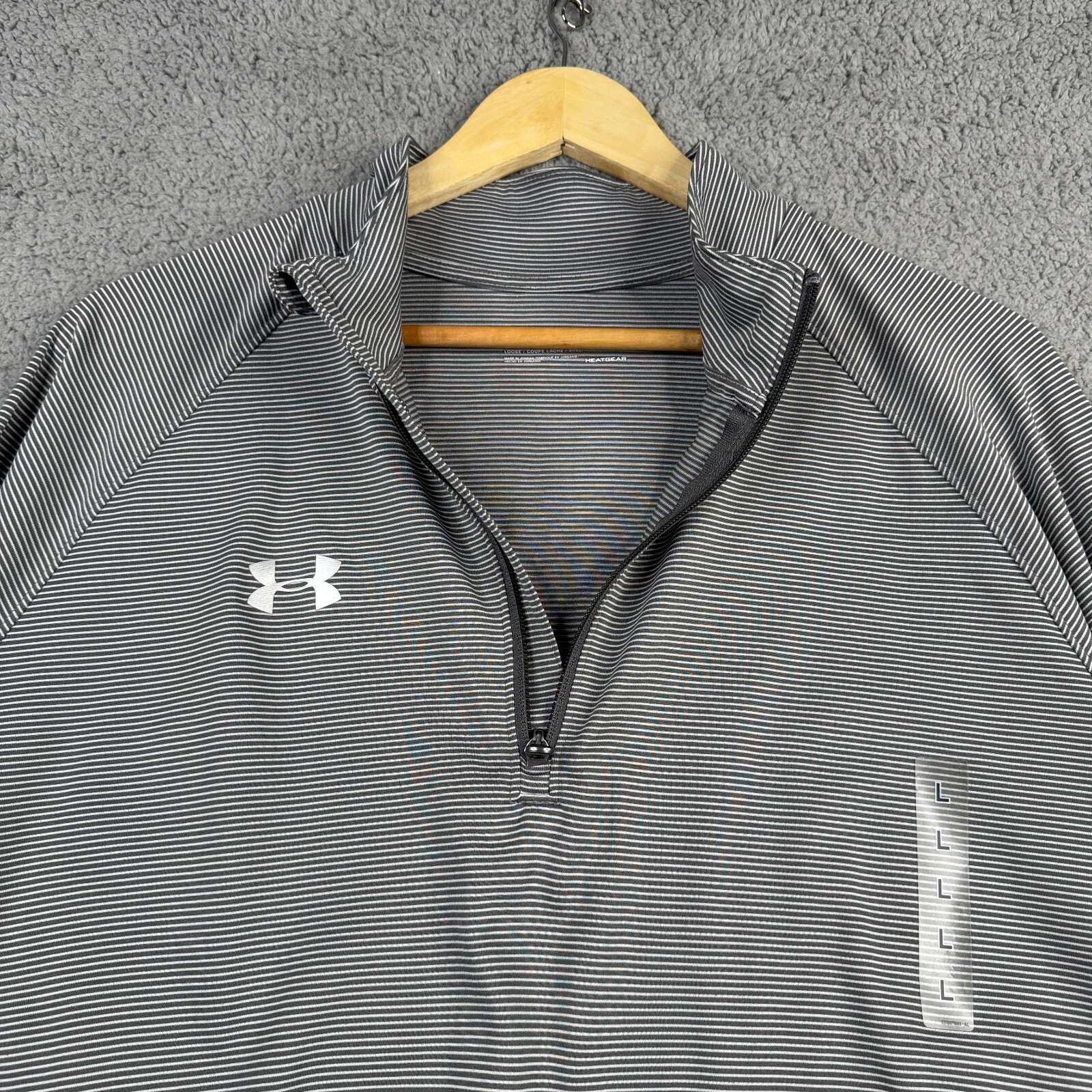 Under Armour Heatgear Sweater Men 2XL Half Zip Loose Pullover Athleisure Outdoor gallery