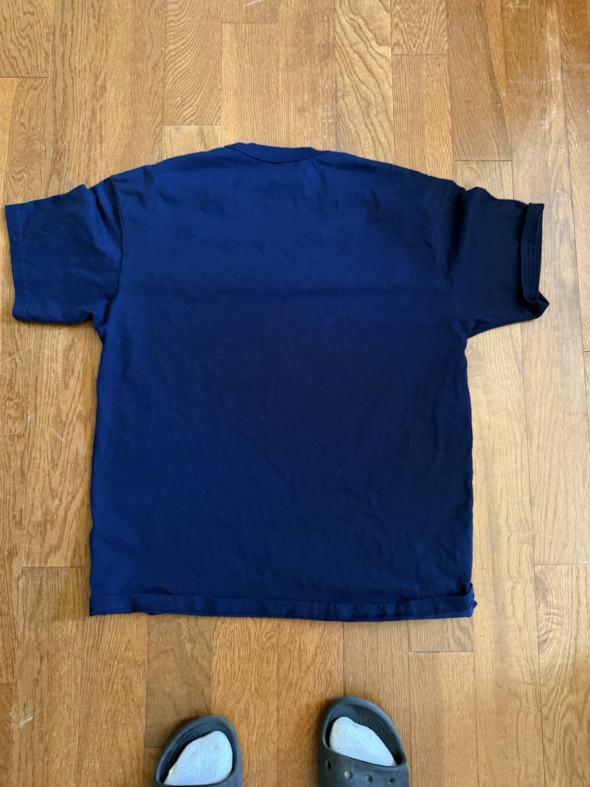 Nike navy blue tee with embroidered logo. Size M #sportswear #tee gallery
