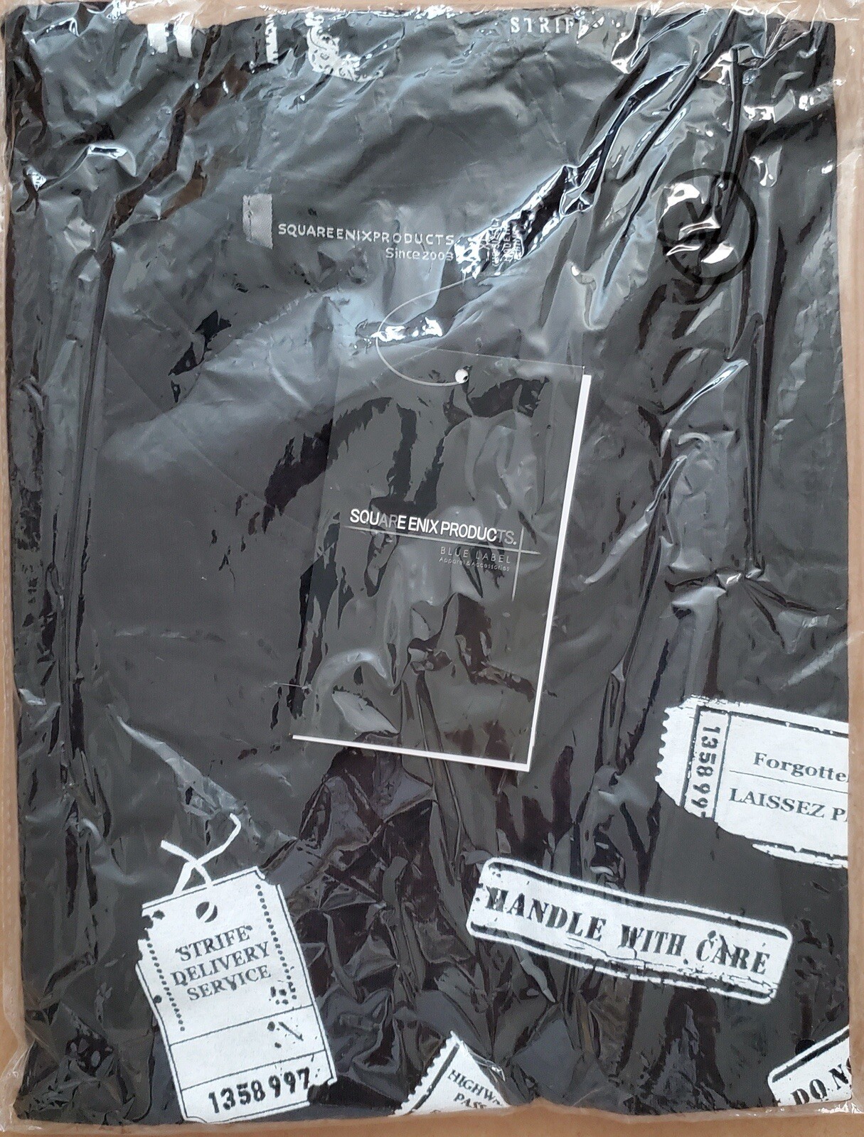 SQUARE ENIX Final Fantasy VII 7 Strife Delivery Service Black T-shirt US SIZE L gallery