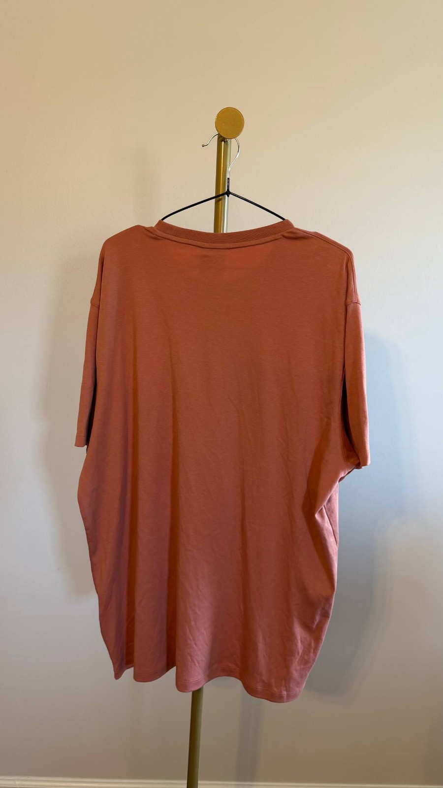 Calvin Klein Supima Cotton Crewneck T‑Shirt Sunset Rose NWT MSRP $59 gallery