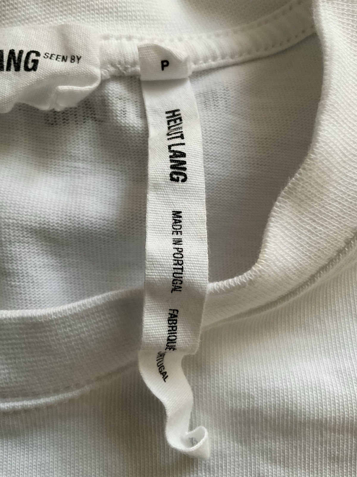 Helmut Lang The Artist Series Adrienne Salinger Mens S White Long Sleeve Tee gallery