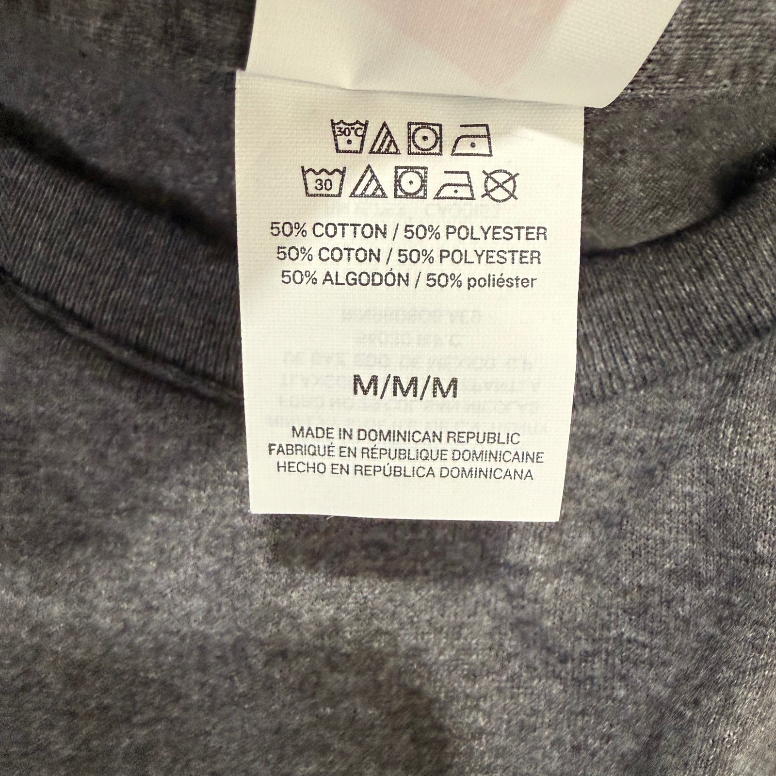 Hanes Mens M 4 Pack T-Shirt Charcoal Heather Grey Comfort Soft Basic Essential gallery