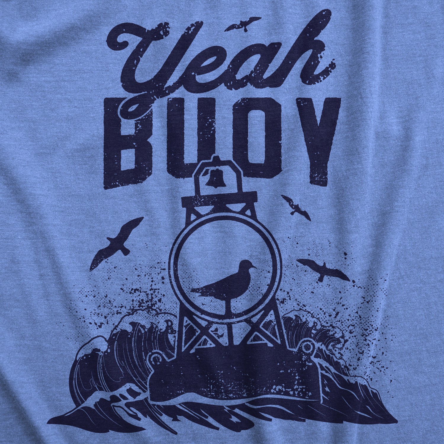 Mens Yeah Buoy T Shirt Funny Seagull Beach Vacation Tee gallery