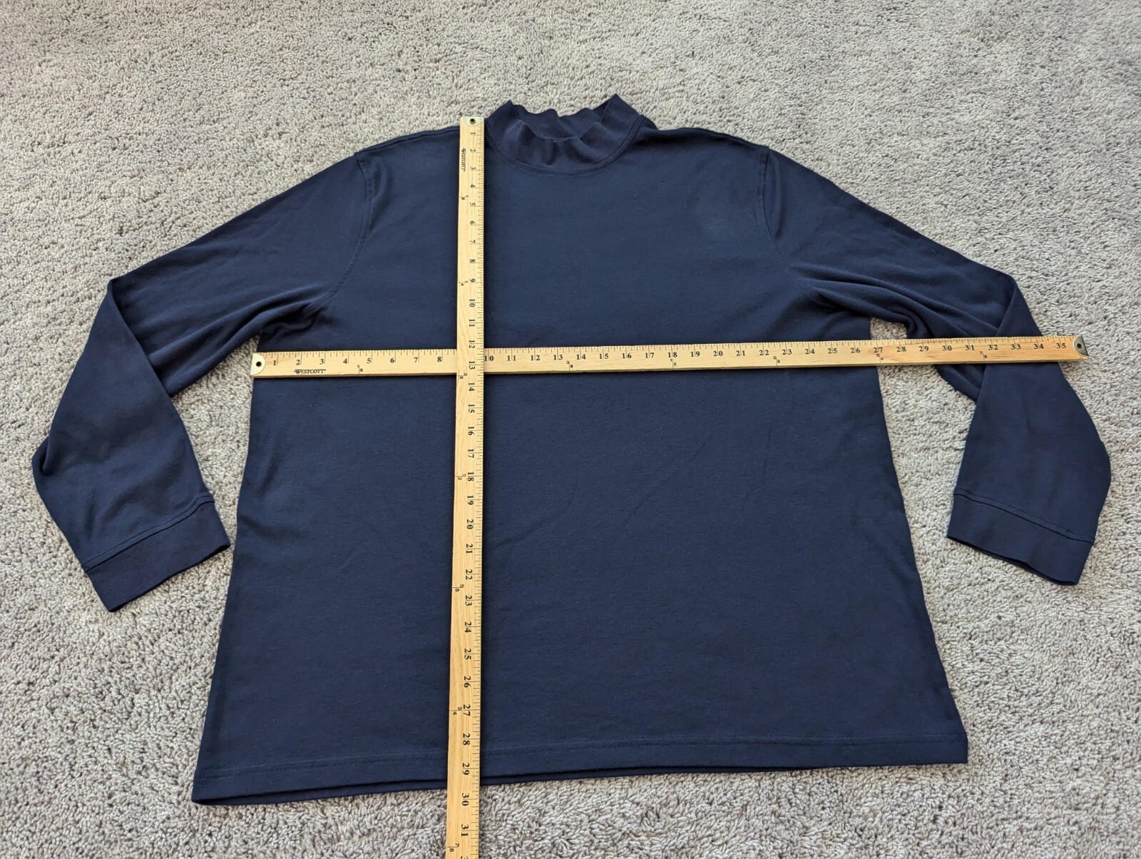 Croft & Barrow Sweatshirt Men XXL Easy Care Blue Pullover Lightweight gallery