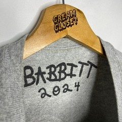Asspizza Austin Babbitt 2024 Peeps Bald Eagle Revived Tee Grey M