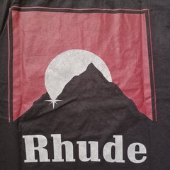 Rhude SSENSE Exclusive Vintage Moonlight T Shirt Mens Large Black Graphic NWT