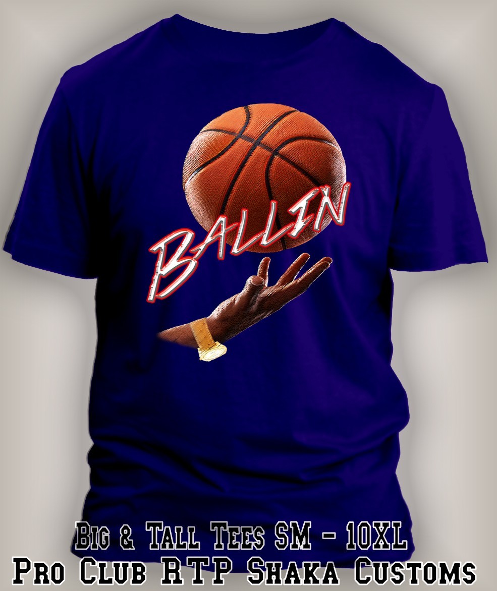 Men's Pro Club Shaka Basketball Sneaker Tee Shirt To Match Retro J5 Flight Shoe gallery