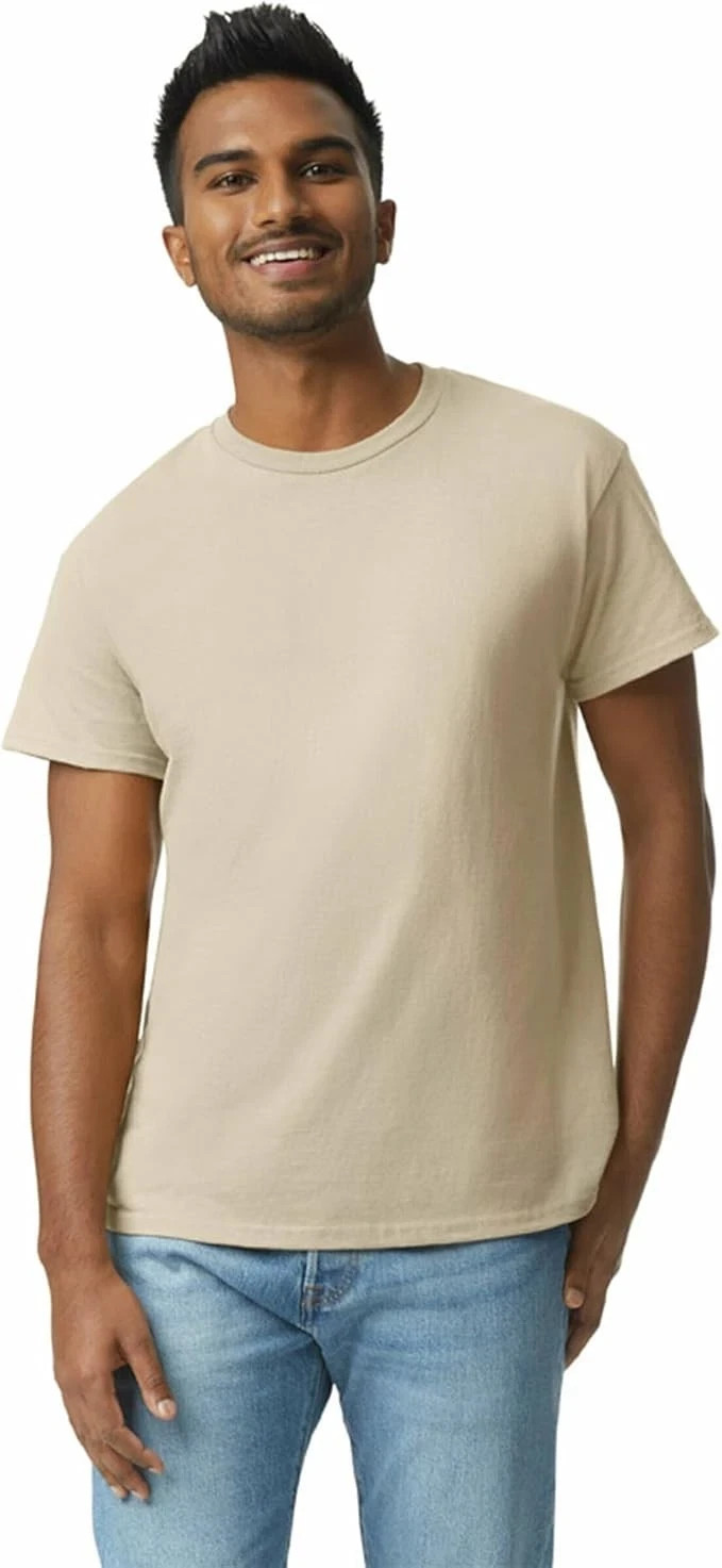 Gildan (5-pack) Bulk Solid Ultra Cotton Short Sleeve Blank Tee T-Shirt SAND gallery