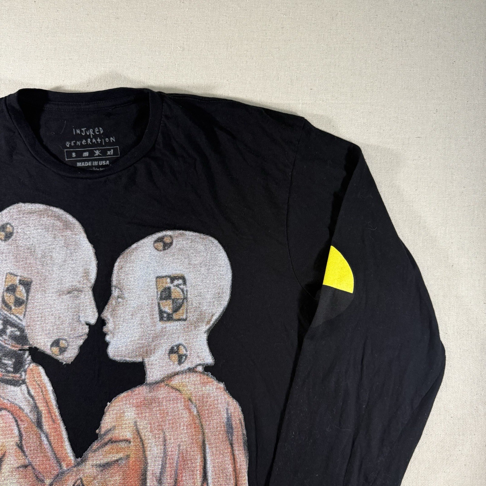 ASAP Rocky Injured Generation Tour Shirt Mens Sz L Double Sided Rap Music 2019 gallery