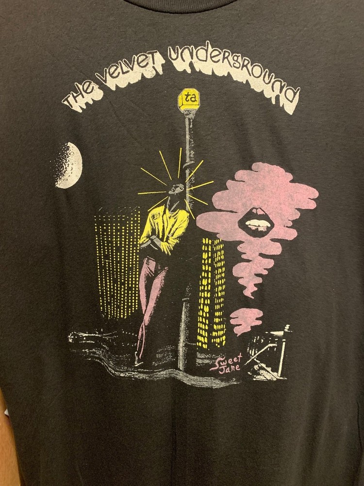 The Velvet Underground 100% Cotton Black Unisex T-shirt S-5XL VN2690