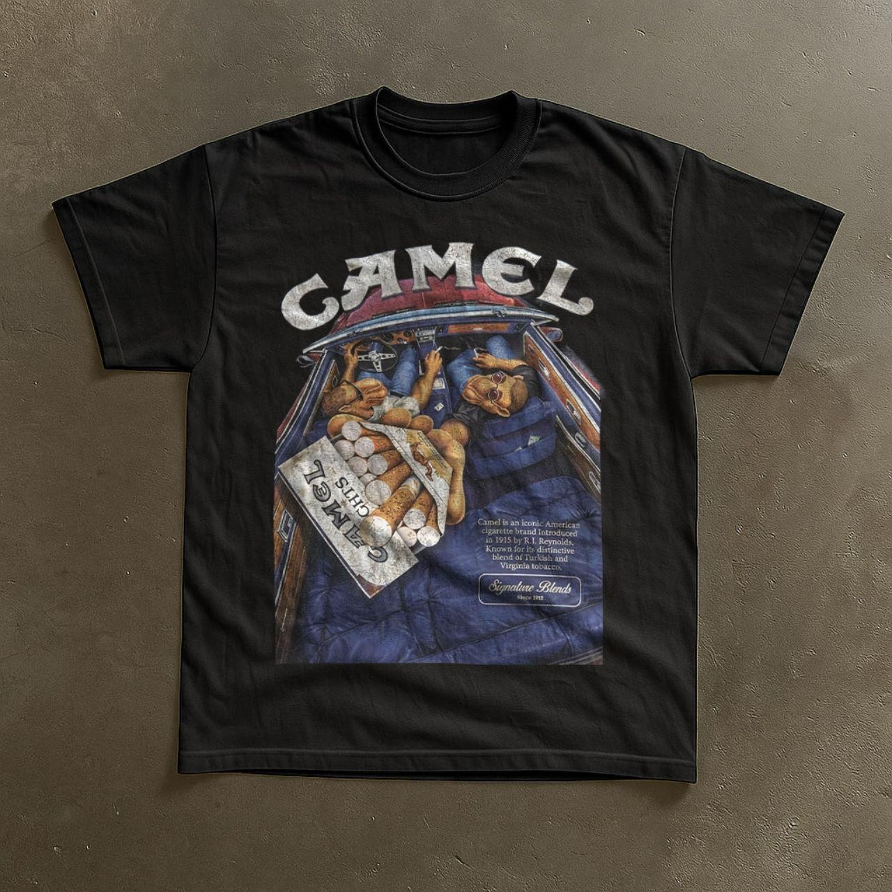 Camel joe cigarettes blend vintage tshirt, vintage funny tshirt gallery