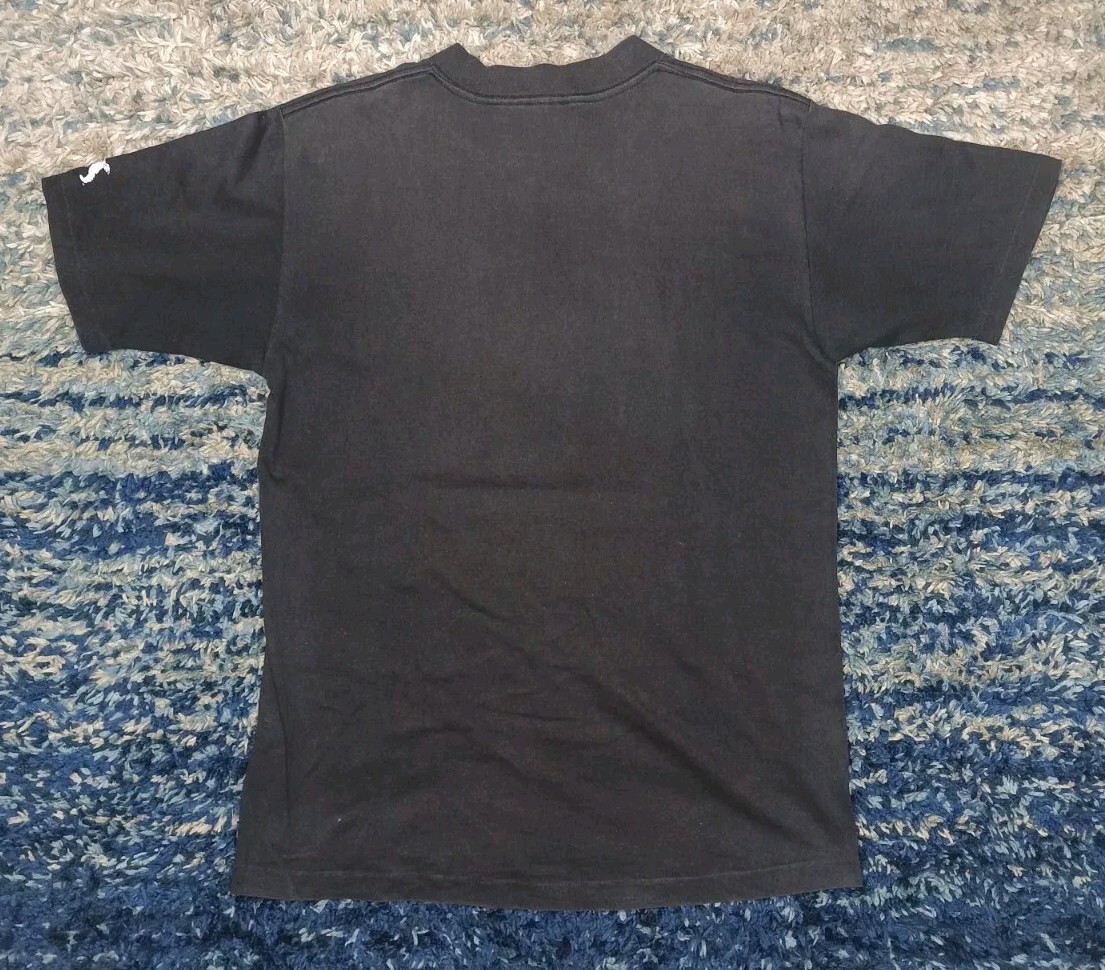 Vintage 90s Coppertone Sunscreen Shirt Black Vibrant Single Stitch Mens Large gallery