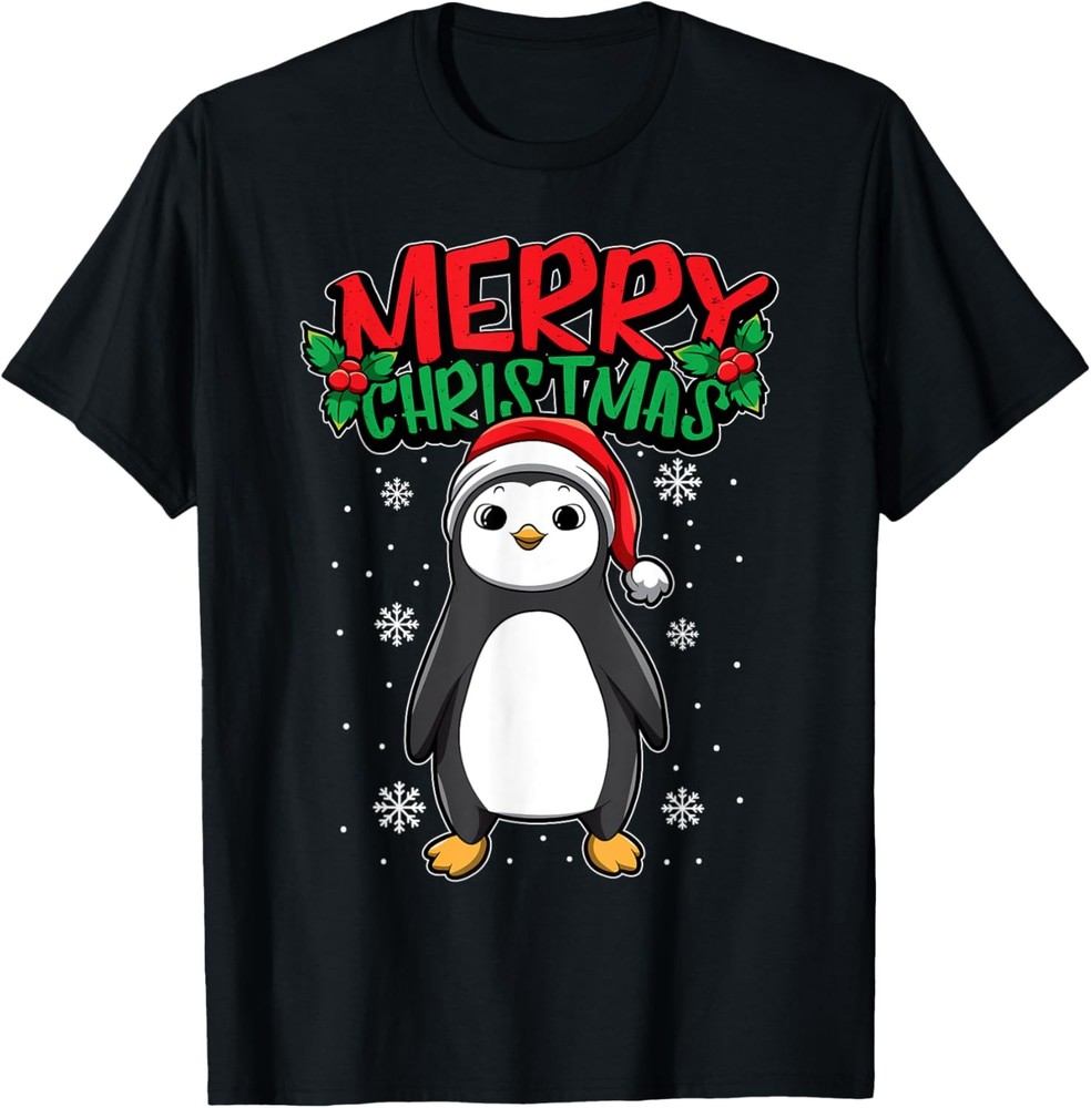 Christmas Penguin – Sweet Christmas Animals T-Shirt