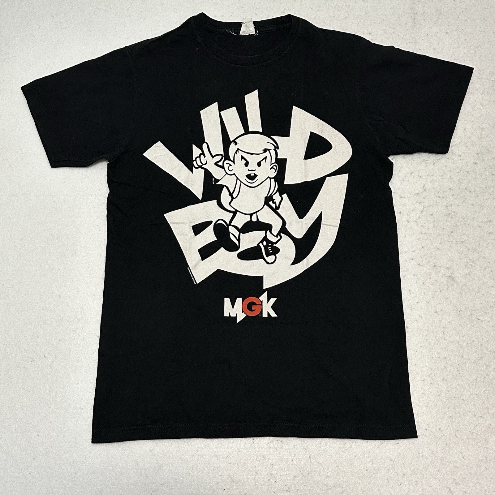 Machine Gun Kelly MGK 2012 Wild Boy Lace Up Tour Tickets Rock Band T-Shirt Men M