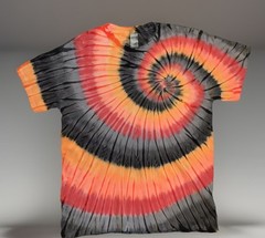 *New* 2XL – Sm Handmade Tie Dye, Candy Corn, Crew or V-Neck