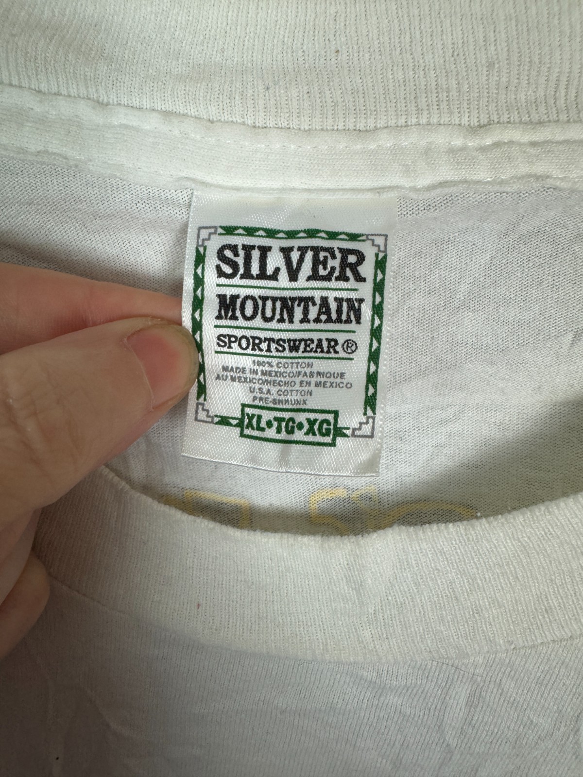 Vintage Silver Mountain Sportswear TShirt White Mens XL Golf Cartoon Funny 90s gallery