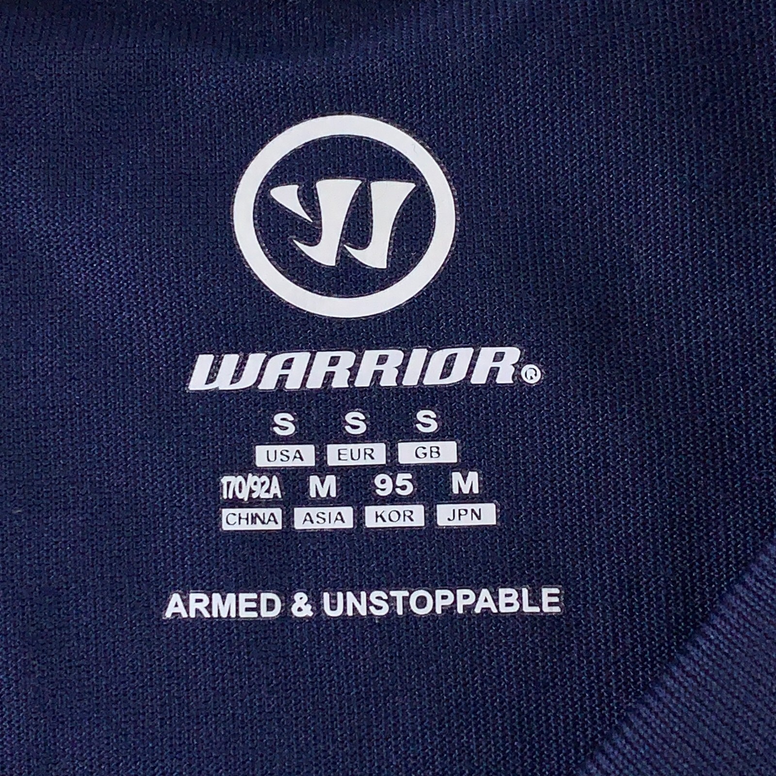 Warrior Men's Size Small Navy Short Sleeve Alpha Tee NWT gallery