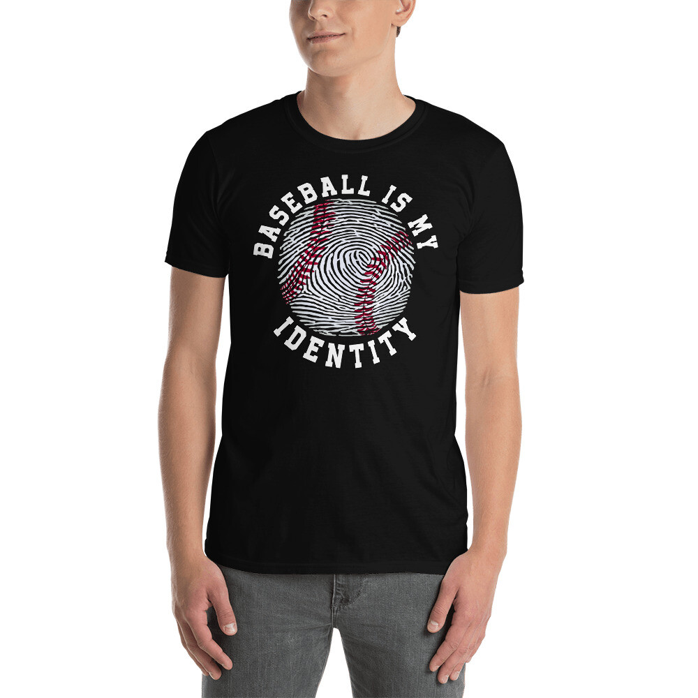 BASEBALL IS MY IDENTITY SPORTS PASSION Short-Sleeve Unisex T-Shirt